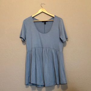 Blue Size 0x Forever 21 top